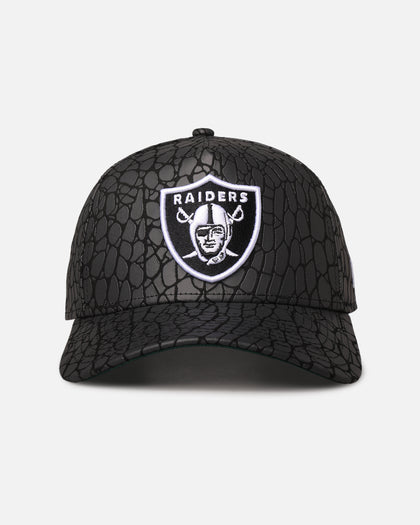New Era Las Vegas Raiders 'Croc Skin' 9FORTY A-Frame Snapback Black