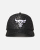 New Era Chicago Bulls 'Faux Croc' 9FORTY A-Frame Snapback Black