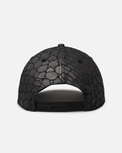 New Era Chicago Bulls 'Faux Croc' 9FORTY A-Frame Snapback Black