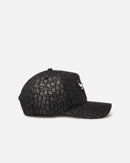 New Era Chicago Bulls 'Faux Croc' 9FORTY A-Frame Snapback Black