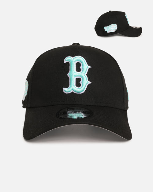 New Era Boston Red Sox 'Black Aqua' 9FORTY A-Frame Snapback Black/Aqua