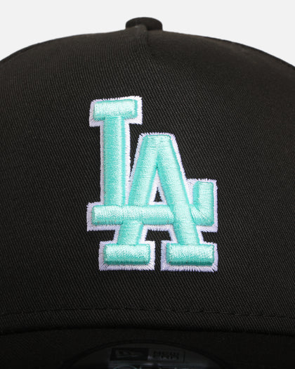 New Era Los Angeles Dodgers 'Black Aqua' 9FORTY A-Frame Snapback Black/Aqua