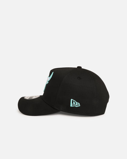 New Era Chicago Bulls 'Black Aqua' 9FORTY A-Frame Snapback Black/Aqua