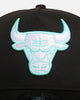New Era Chicago Bulls 'Black Aqua' 9FORTY A-Frame Snapback Black/Aqua