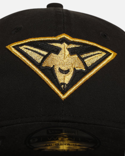 New Era Essendon Bombers 'AFL Black & Gold' 9TWENTY Strapback Black/Gold