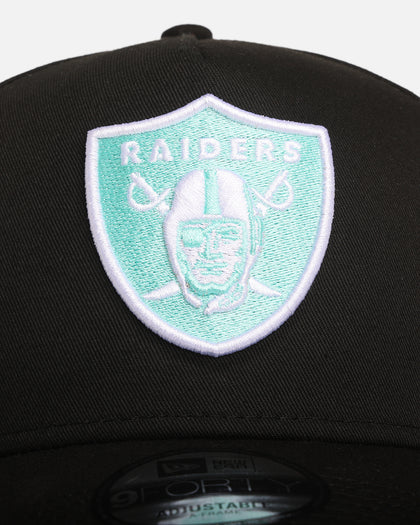 New Era Las Vegas Raiders 'Black Aqua' 9FORTY A-Frame Snapback Black/Aqua