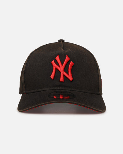 New Era New York Yankees 'Sunbleached' 9FORTY A-Frame Snapback Washed Black
