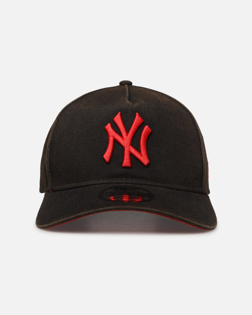 New Era New York Yankees 'Sunbleached' 9FORTY A-Frame Snapback Washed Black