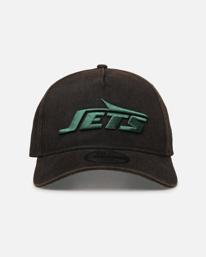 New Era New York Jets 'Sunbleached' 9FORTY A-Frame Snapback Washed Black