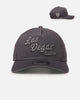 New Era Las Vegas Raiders 'Graphite Script' 9FORTY A-Frame Snapback Washed Graphite