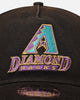 New Era Arizona Diamondbacks 'Sunbleached' 9FORTY A-Frame Snapback Washed Black