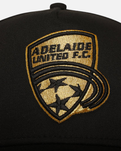 New Era Adelaide United FC 'A-League Exculsive' 9FORTY A-Frame Snapback Black/Gold