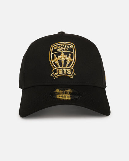 New Era Newcastle Jets FC 'A-League Exculsive' 9FORTY A-Frame Snapback Black/Gold