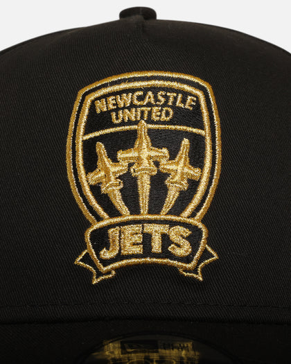 New Era Newcastle Jets FC 'A-League Exculsive' 9FORTY A-Frame Snapback Black/Gold