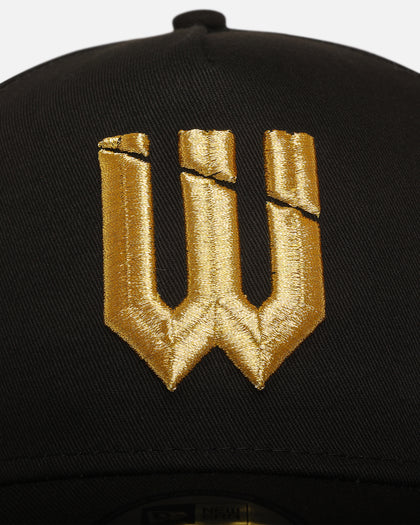 New Era Western United FC 'A-League Exculsive' 9FORTY A-Frame Snapback Black/Gold
