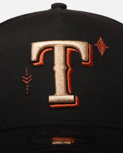 New Era Texas Rangers 'Sunset Trails 2.0' 9FORTY A-Frame Snapback Black