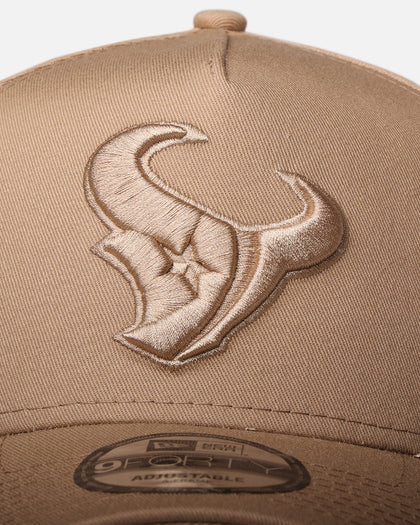 New Era Houston Texans 'Tonal Camel' 9FORTY A-Frame Snapback Camel