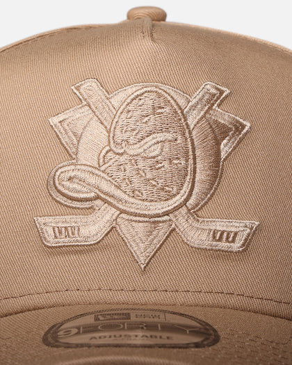 New Era Anaheim Ducks 'Tonal Camel' 9FORTY A-Frame Snapback Camel