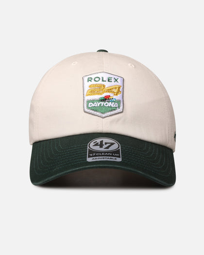 47 Brand Nascar 47 Clean Up Strapback Bone/Dark Green