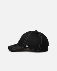 47 Brand Los Angeles Dodgers 'Contrast Stitch' 47 Clean Up Strapback Black/Bone