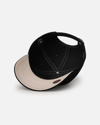 47 Brand New York Yankees 'Contrast Stitch' 47 Clean Up Strapback Black/Bone