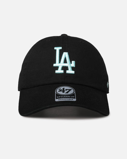 47 Brand Los Angeles Dodgers 47 Clean Up Strapback Black/Turquoise