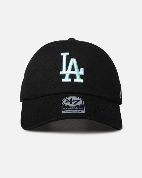 47 Brand Los Angeles Dodgers 47 Clean Up Strapback Black/Turquoise
