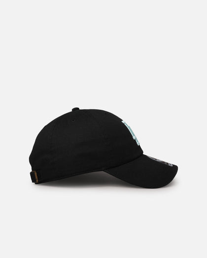 47 Brand Los Angeles Dodgers 47 Clean Up Strapback Black/Turquoise