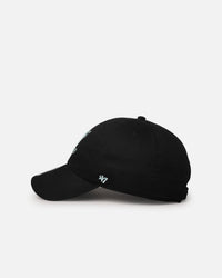 47 Brand Anaheim Ducks 47 Clean Up Strapback Black/Turquoise