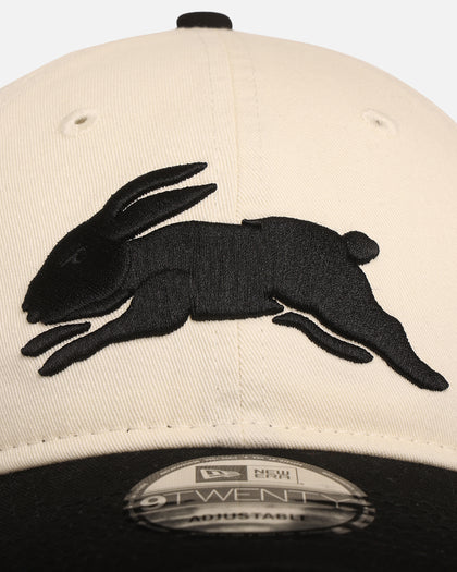 New Era South Sydney Rabbitohs 'NRL Two Tone' 9TWENTY Strapback Chrome White/Black