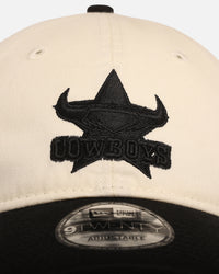 New Era North Queensland Cowboys 'NRL Two Tone' 9TWENTY Strapback Chrome White/Black
