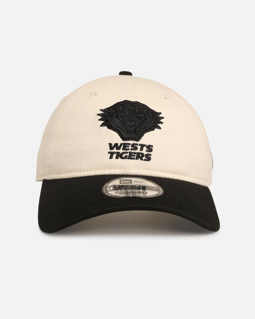 New Era Wests Tigers 'NRL Two Tone' 9TWENTY Strapback Chrome White/Black