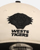 New Era Wests Tigers 'NRL Two Tone' 9TWENTY Strapback Chrome White/Black