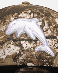 New Era The Dolphins 'NRL Real Tree' 9FORTY A-Frame Snapback Real Tree Camo
