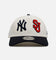 New Era New York Yankees 'MLB & NCAA Dual Logo' 9FORTY A-Frame Snapback Chrome