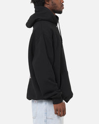 S Double Goosebumps Hoodie Washed Black
