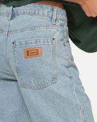Carre Union Straight Fit Jeans Light Wash Blue