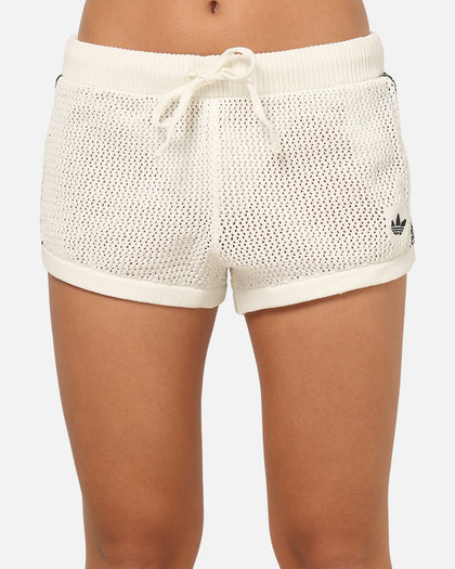 Adidas Women's Crochet Shorts White/Black