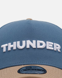 New Era Oklahoma City Thunder 'Easy Breezy' 9FORTY A-Frame Snapback Blue/Tan