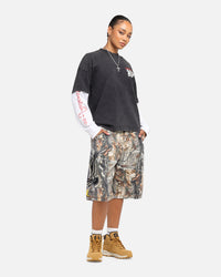 Ed Hardy Eagle Jorts Real Tree Camo