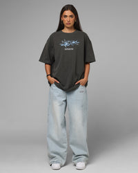 Loiter Frontier T-Shirt Black Wash