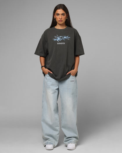 Loiter Frontier T-Shirt Black Wash