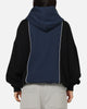 Carre Piped Pullover Hoodie Black/Blue