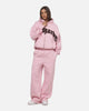 Ed Hardy Women's Distressed Trackpants Pink