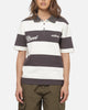 Carre Common Striped Polo Washed Black/Off White