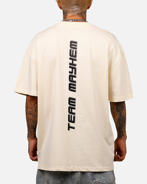 Freeze Max DC Batman The Joker Team Mayhem 'Troublemakers' T-Shirt Eggshell