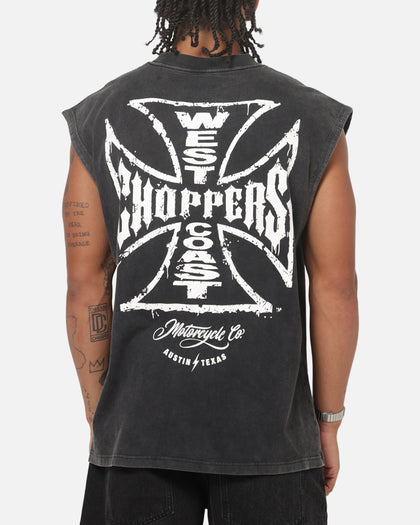 West Coast Choppers Raid Muscle T-Shirt Black