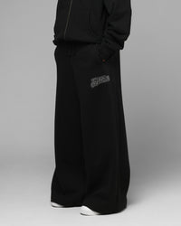 Loiter Silicone Ultra Wide Sweatpants Black