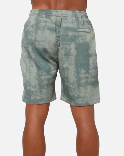 Saint Morta Solis Textured Shorts Petrol Green