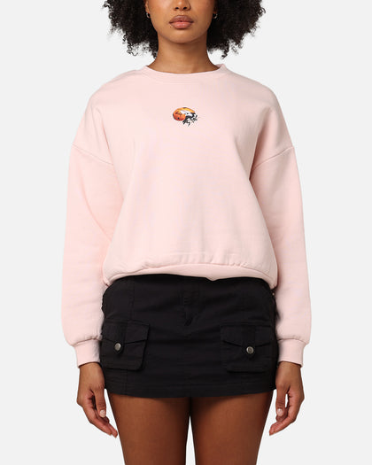Stussy Women's Ladybird Crop Crewneck Pigment Pink